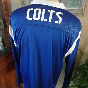 Indianapolis Colts 1/4 Zip Pullover Men's XL Stretch Lightweight NFL - NWOT